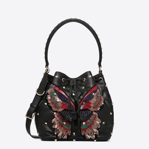 Valentino 🦋 Butterfly studded bucket